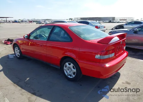 1999 Honda Civic Ex z USA, uszkodzony, nr VIN 1HGEJ8249XL038743